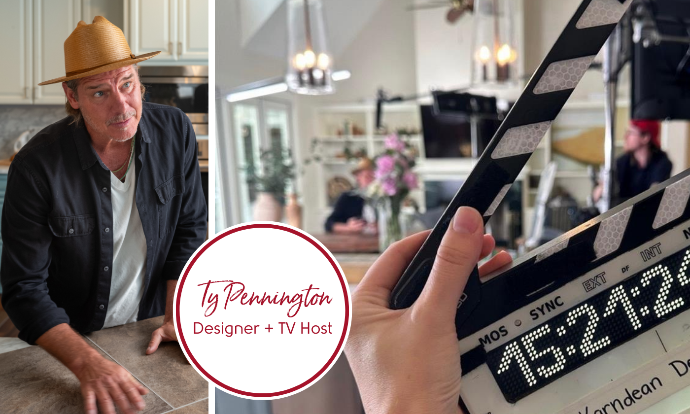 Ty Pennington's video shoot with Karndean Designflooring