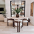 Karndean rigid core texas white ash wood flooring in a dining room