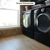 Canadian Urban Oak RKP8116 floors in a laundry room; photo credit: @househomemade